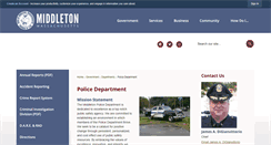 Desktop Screenshot of middletonpolice.com